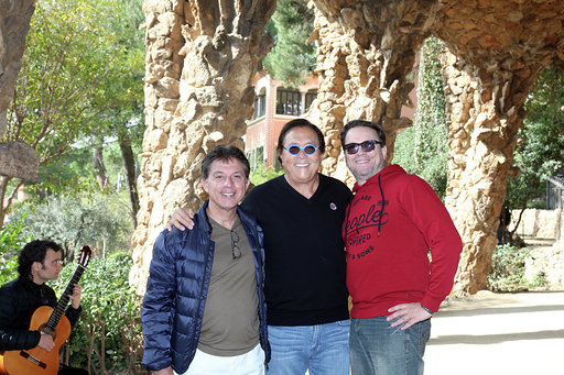 Cristian Abratte, Robert Kiyosaki y Fernando Gonzales
