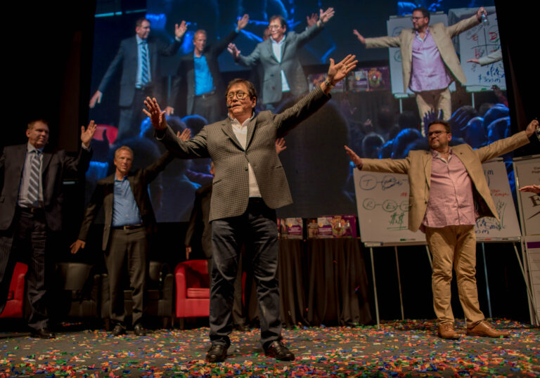 Robert Kiyosaki y Cristian Abratte Barcelona España CASHFLOW