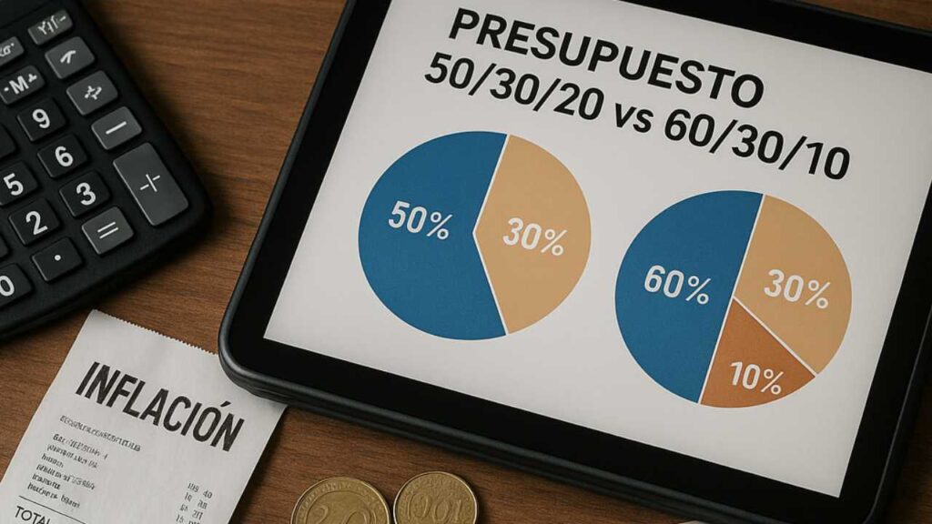 Presupuesto 50/30/20 vs 60/30/10
